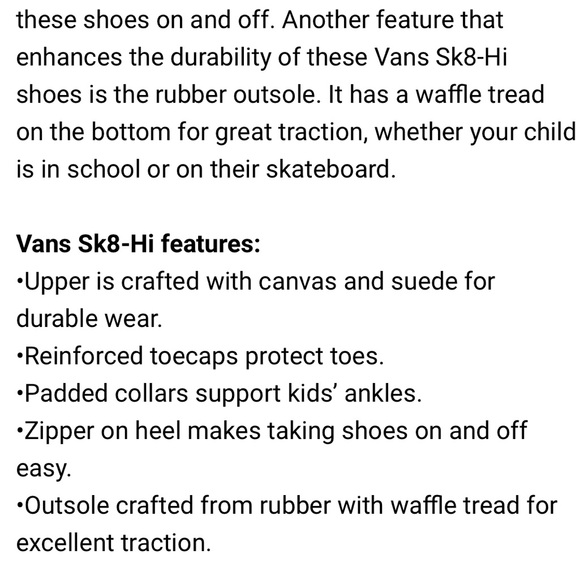 Vans Sk8-Hi Reissue High Top in White Leather - Picture 15 of 15